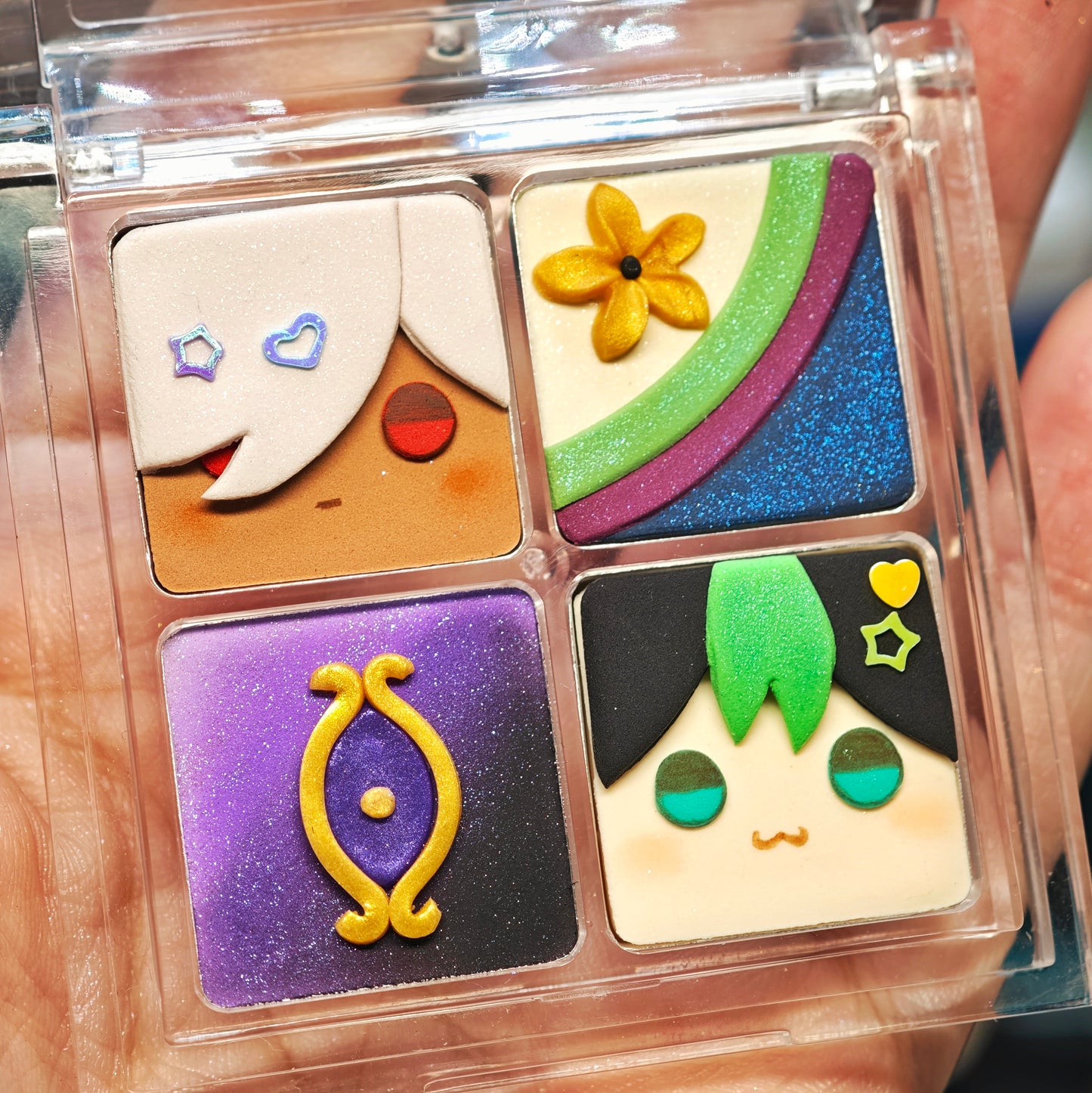 【genshin fanart】 Eyeshadow tray (The material is clay.)